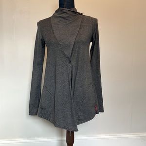 Hard tail forever size xs gray cardigan